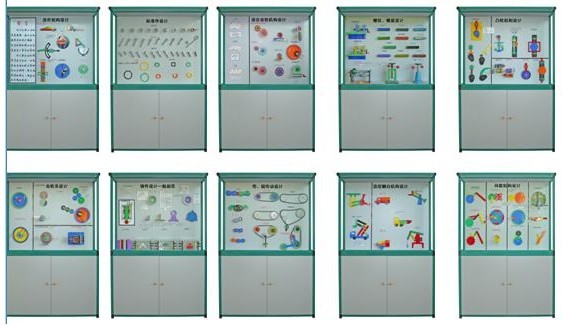 CLG-113型《機械零件設(shè)計》示教陳列柜