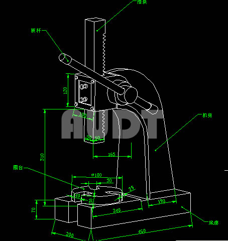 普通型JP大噸位手扳壓力機產品